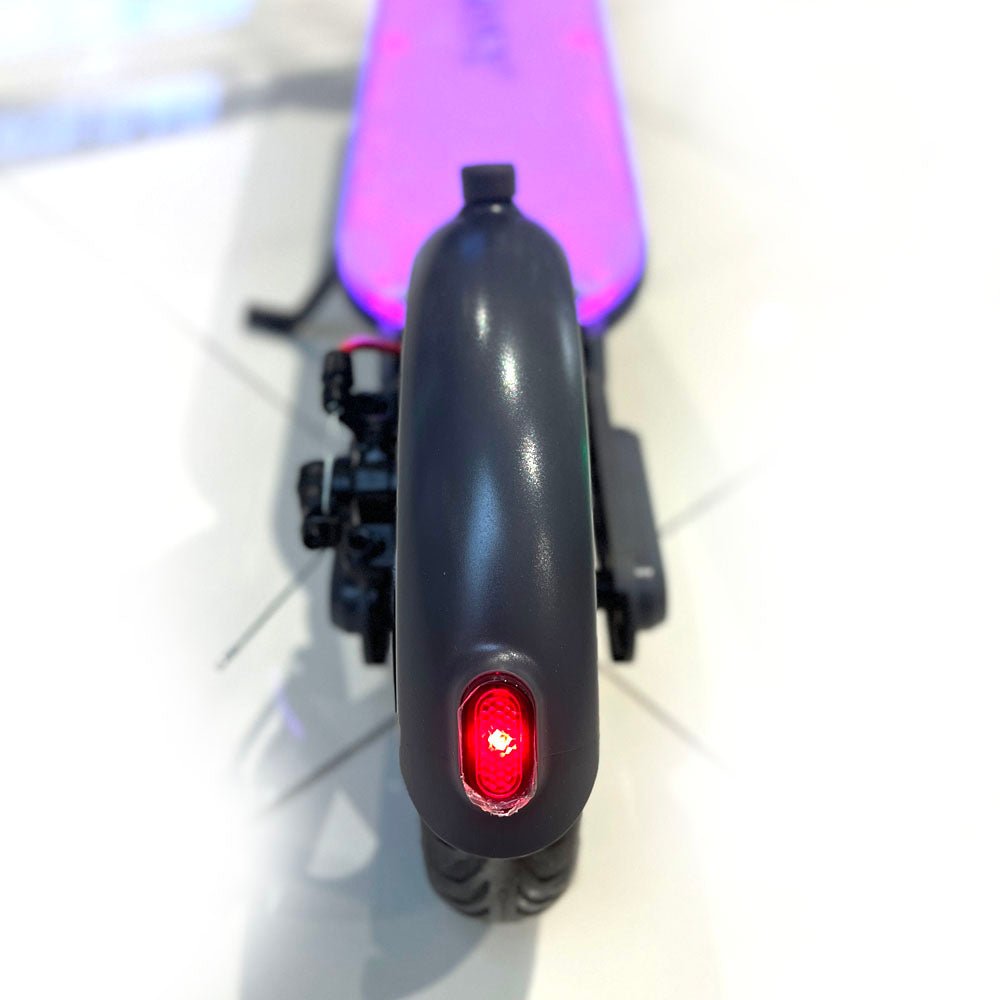 CRONY M365 Foldable Electric Scooter with Front Suspension Durable 7-Colors LED Deck Lights for Adults Kids