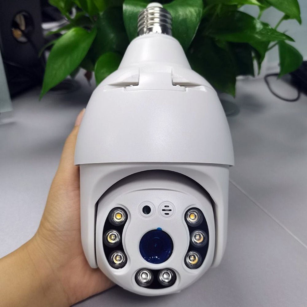 CRONY Y28-1080P light bulb IP Camera Smart wireless WIFI panoramic camera home HD night vision 2 million security monitoring - Edragonmall.com