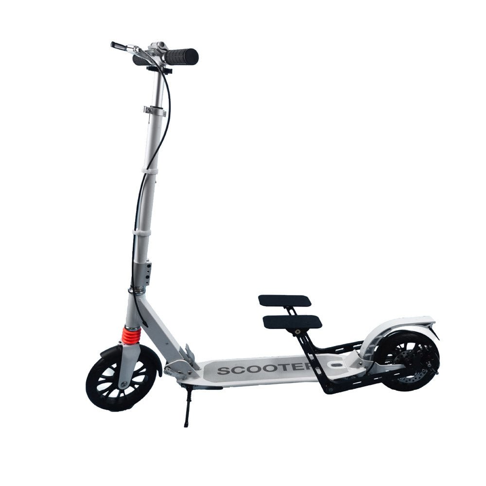 Double foot pedal scooter Foot scooter travel scooter pedal scooter adult scooter non-electric scooter - Edragonmall.com