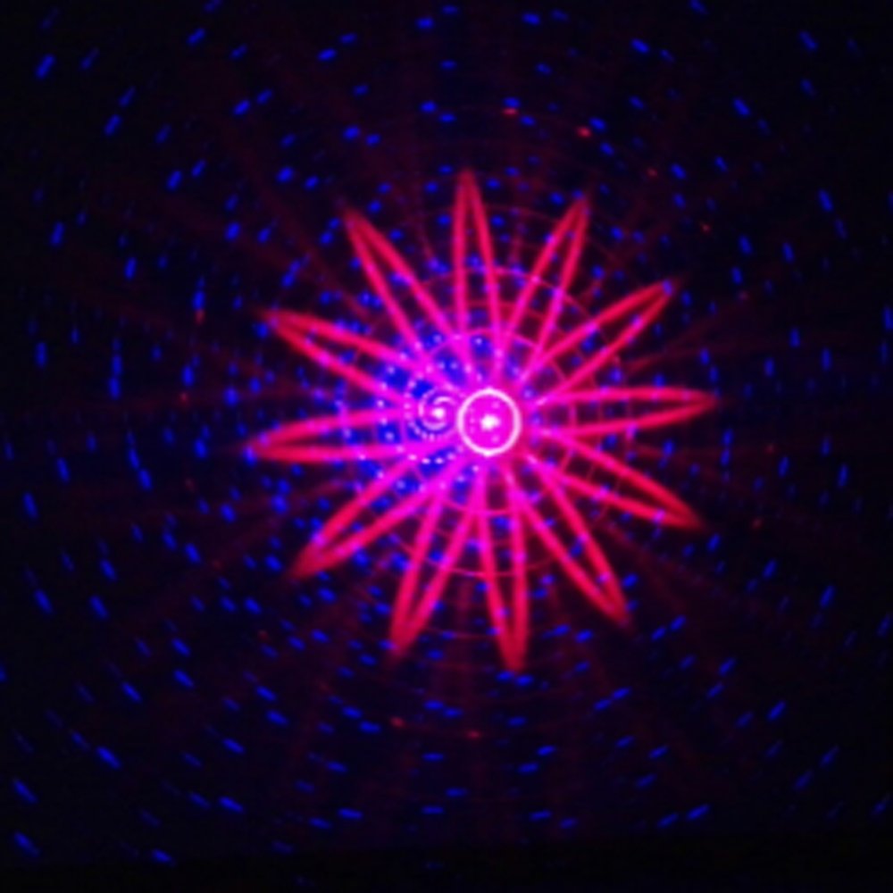 QS-1 10W Laser Light Projector Multicolour Lighting for Party Bars Stage Effect - Edragonmall.com