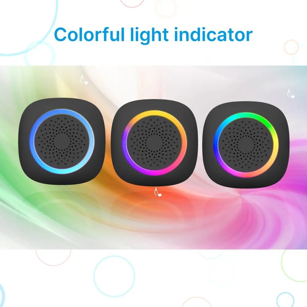 RL-3995 doorbell Battery-powered wireless doorbell with shining LED display Door bell - Edragonmall.com