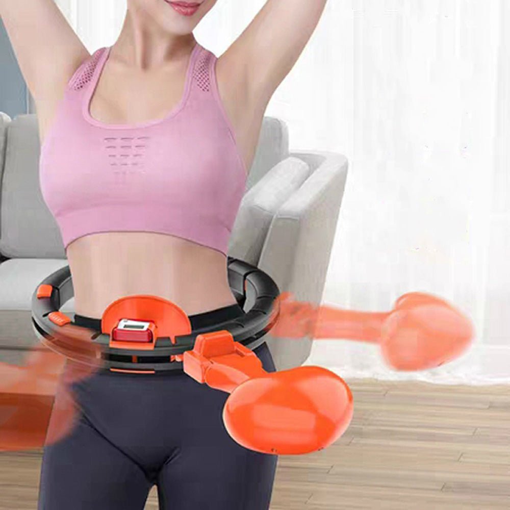 Smart Hula Hoop Auto-Spinning Hip Hula Hoop Exercise Lose Weight Detachable Sports Circle - Edragonmall.com