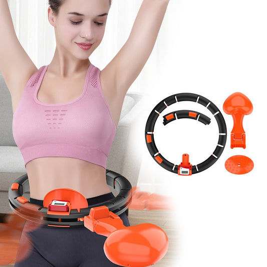 Smart Hula Hoop Auto-Spinning Hip Hula Hoop Exercise Lose Weight Detachable Sports Circle - Edragonmall.com