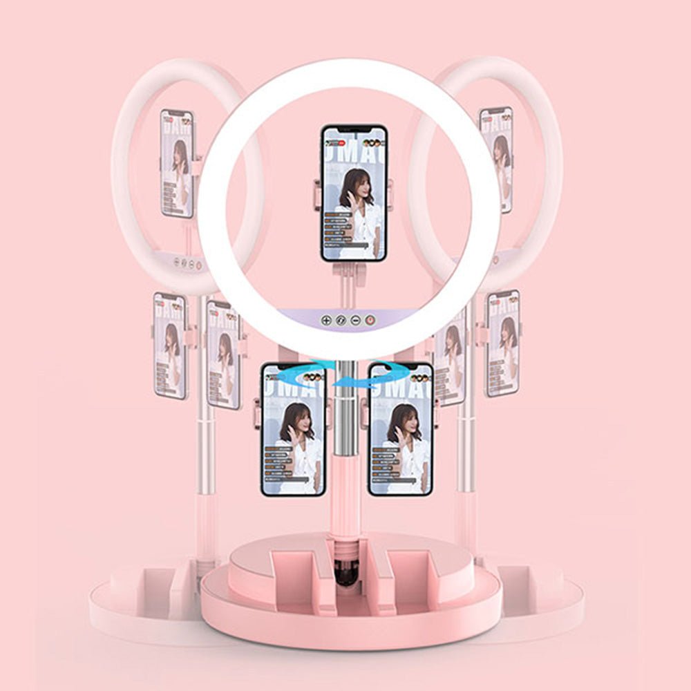 Y1 3 mobiles phones integrated fold live supplementary light | White - Edragonmall.com