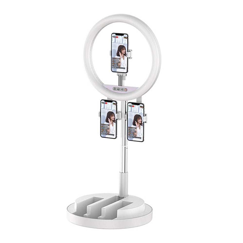 Y1 3 mobiles phones integrated fold live supplementary light | White - Edragonmall.com