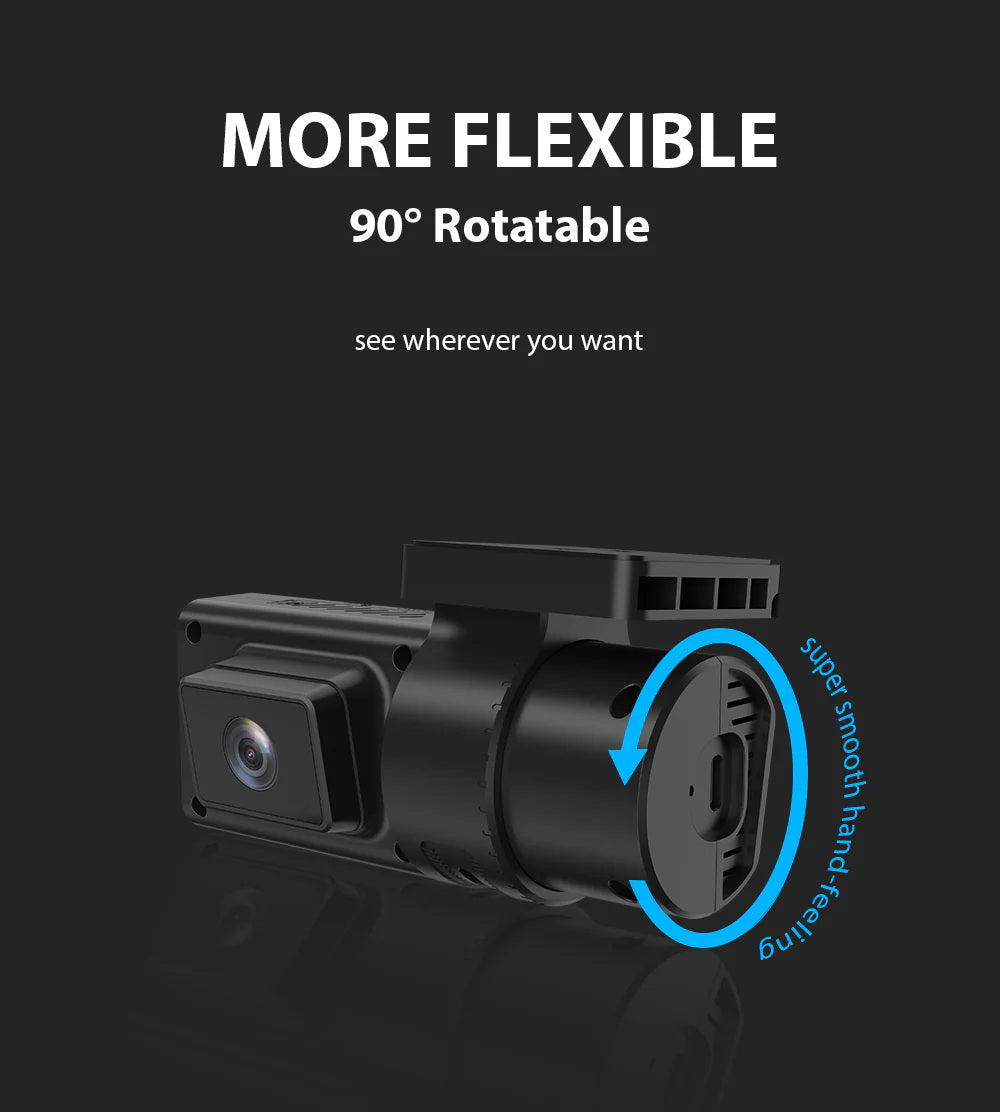 JC181 4G Dash camera  Mini Car Camera With Live Stream Dual Cameras GPS Tracking Wifi Hotspot Multiple Alarms