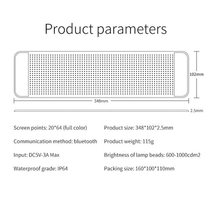 CRONY K6 35-11Cm K7  500*110mm K12 120-600mm Car remote control DIY display   LED Advertising Display Board