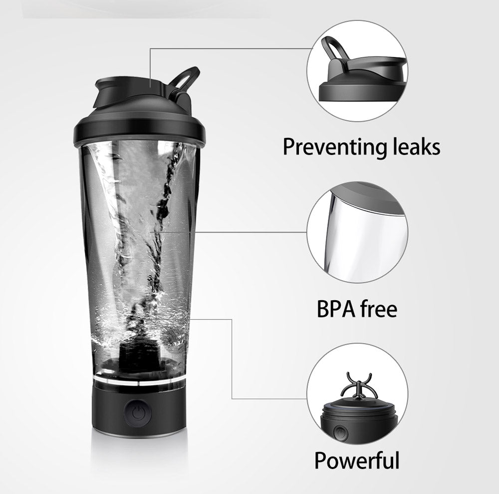 CRONY VT-006 Self-mixing Cup Portable Sustainable Rechargeable Plastic Electric Shaker Water Bottles