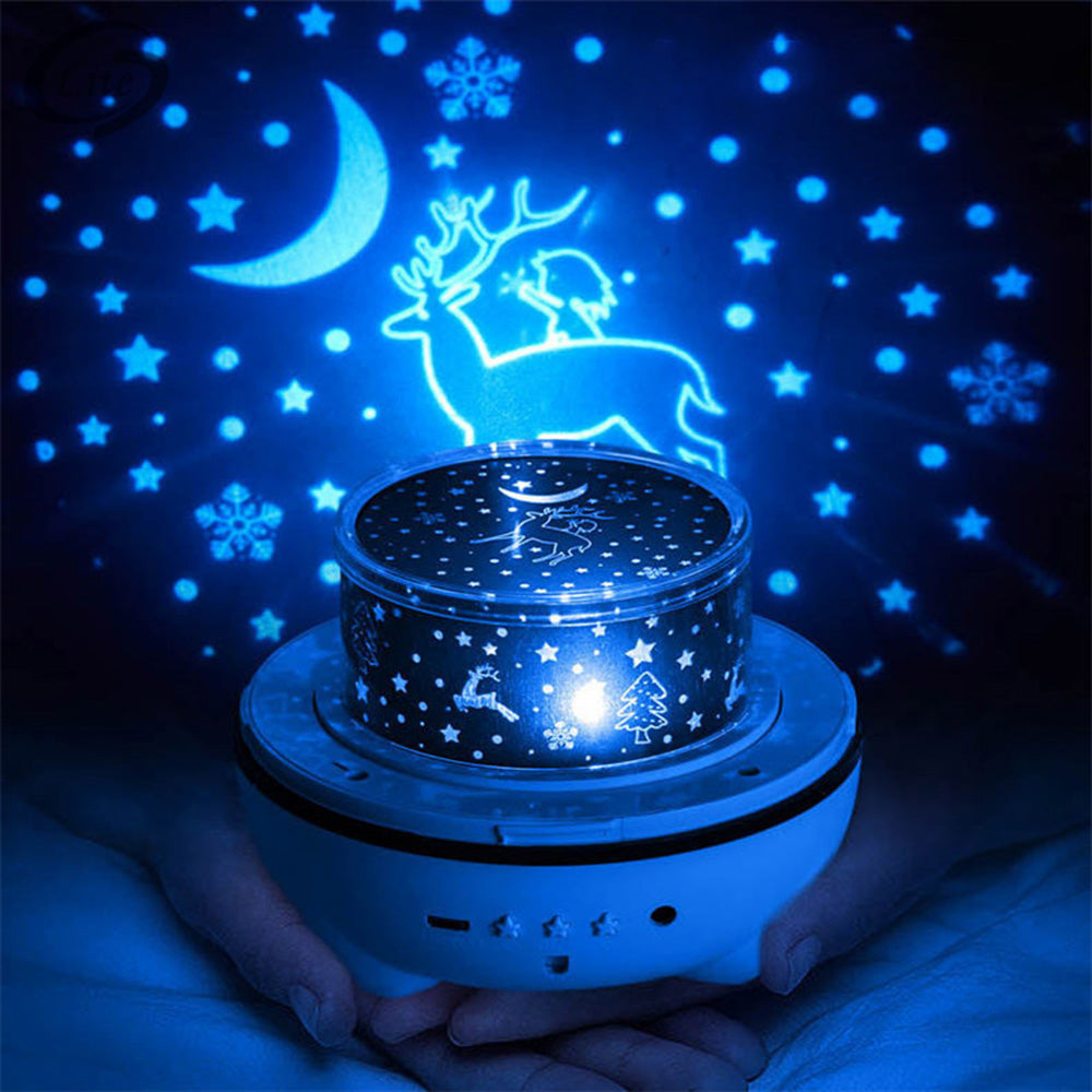 CRONY rabbit 6 kinds of pattern light Starry Sky Luminous Projection Nebula Music