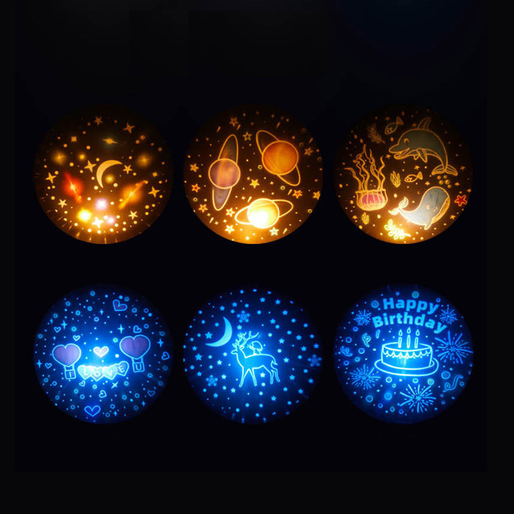 أرنب كروني 6 أنواع من أنماط الضوء المرصعة بالنجوم والسماء المضيئة وموسيقى سديم الإسقاط