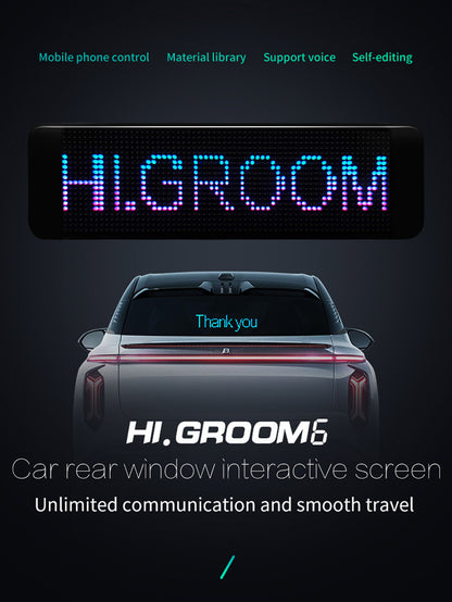 CRONY K6 35-11Cm K7  500*110mm K12 120-600mm Car remote control DIY display   LED Advertising Display Board