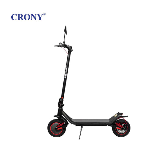 سكوتر كهربائي CRONY M365 MAX بتعليق مزدوج، محرك 500 واط، بطارية 36 فولت/10 أمبير في الساعة، مدى 20-30 كم، فرامل قرصية خلفية، تعليق أمامي/خلفي