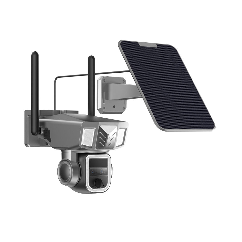 CRONY Y7B 4G-4K-8MP Solar Dual-lens Continuous Zoom Camera