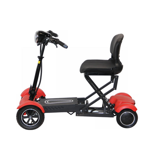 CRONY YB-M04 Electric Mobility Scooter for Adults Foldable Heavy Duty 2 Motor Power Wheelchair Long Range 10 Inch Front Wheel Battery Powered Travel Scooter Electric Motorcycle