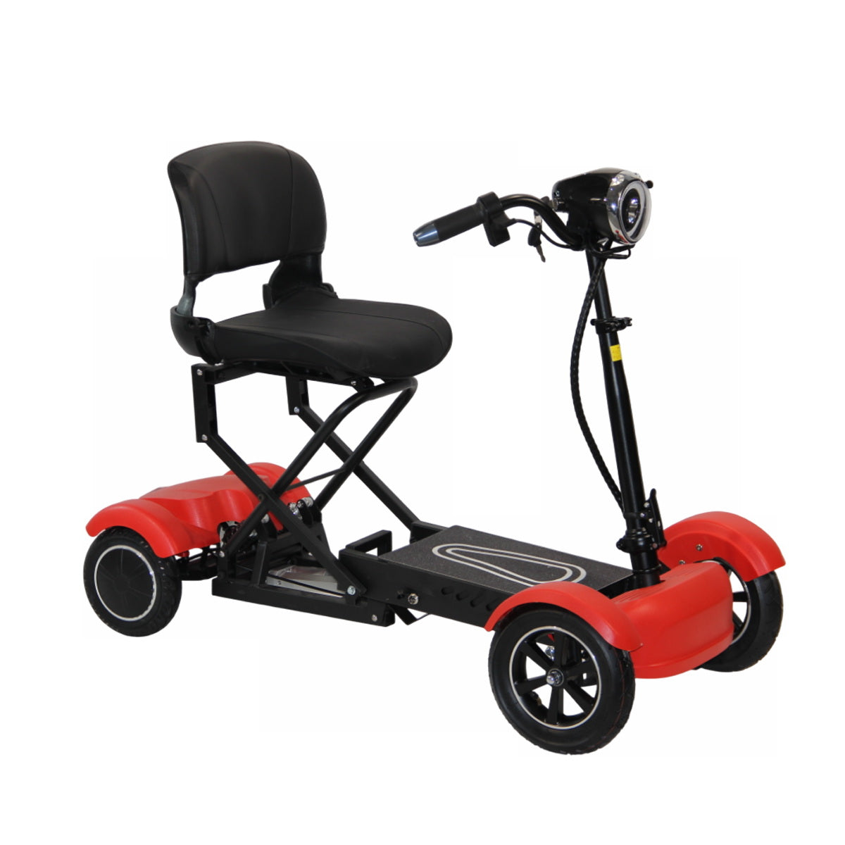 CRONY YB-M04 Electric Mobility Scooter for Adults Foldable Heavy Duty 2 Motor Power Wheelchair Long Range 10 Inch Front Wheel Battery Powered Travel Scooter Electric Motorcycle