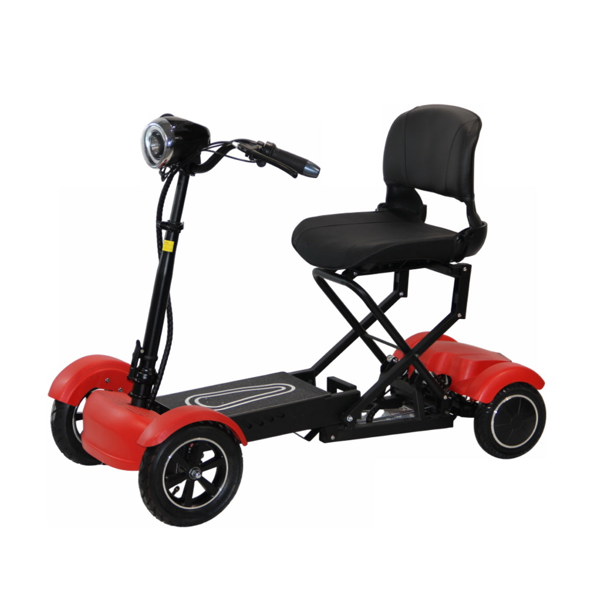 CRONY YB-M04 Electric Mobility Scooter for Adults Foldable Heavy Duty 2 Motor Power Wheelchair Long Range 10 Inch Front Wheel Battery Powered Travel Scooter Electric Motorcycle