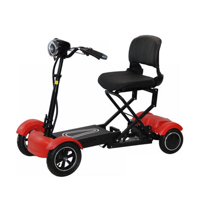 CRONY YB-M04 Electric Mobility Scooter for Adults Foldable Heavy Duty 2 Motor Power Wheelchair Long Range 10 Inch Front Wheel Battery Powered Travel Scooter Electric Motorcycle
