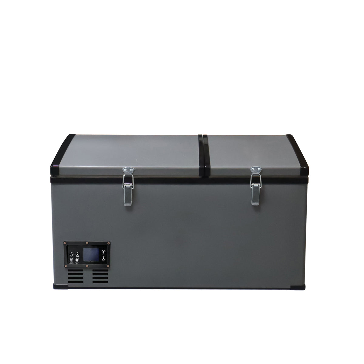 CRONY BCD80 80L Portable Car Refrigerator Freezer for RV Truck Outdoor Use with LCD Temperature Control -20 to 10 Celsius