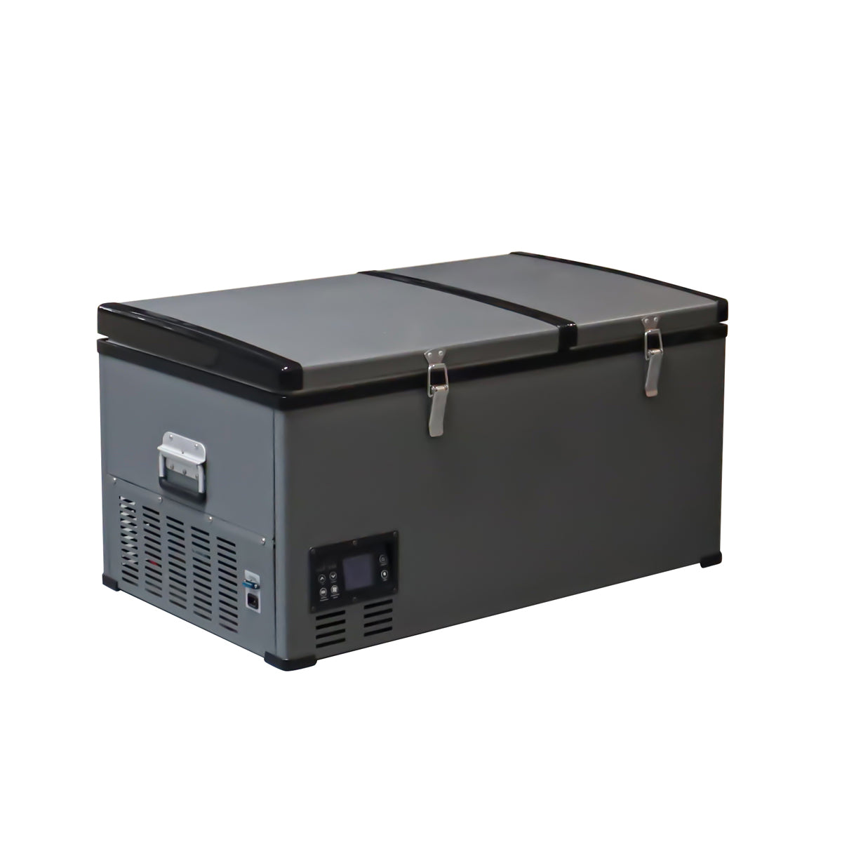 CRONY BCD80 80L Portable Car Refrigerator Freezer for RV Truck Outdoor Use with LCD Temperature Control -20 to 10 Celsius
