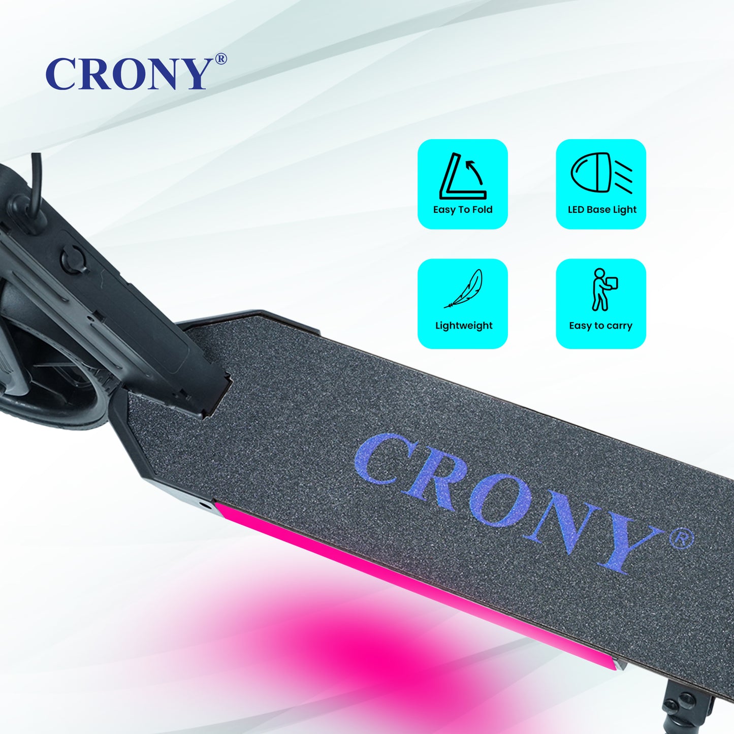 سكوتر كيدز CRONY S32 S31 130 واط 6.3 بوصة عجلة سرعة قصوى 16 كم/س بطارية 21 فولت تصميم سهل الطي