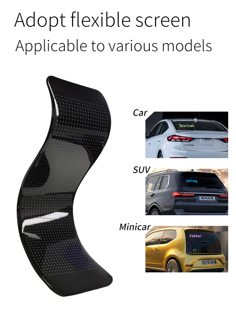 CRONY K6 35-11Cm K7  500*110mm K12 120-600mm Car remote control DIY display   LED Advertising Display Board