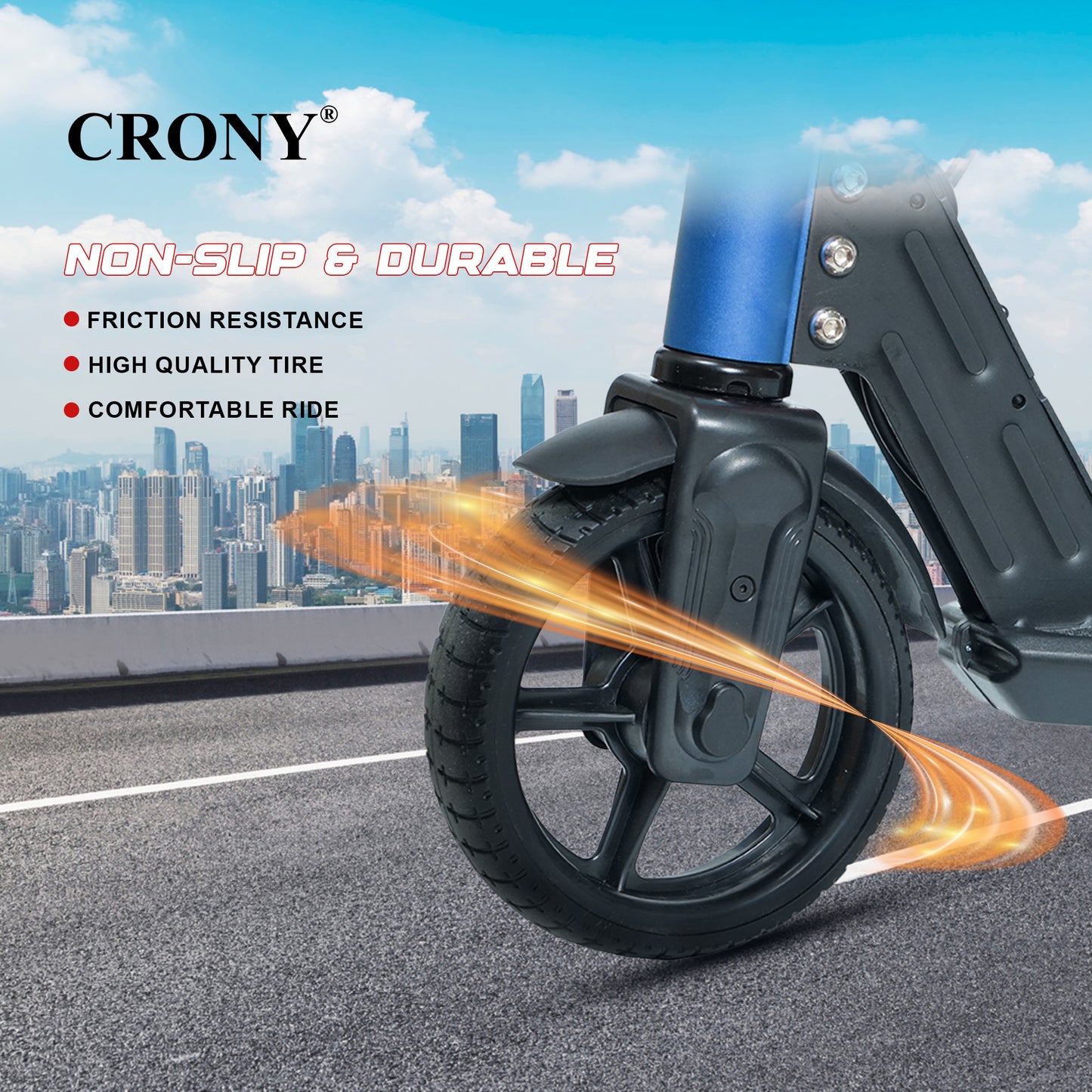 سكوتر كيدز CRONY S32 S31 130 واط 6.3 بوصة عجلة سرعة قصوى 16 كم/س بطارية 21 فولت تصميم سهل الطي