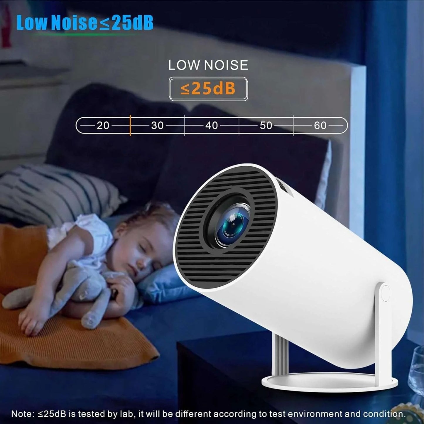 CRONY HY-300A Game projector 180° Automatic Focus Home Video Portable Projector