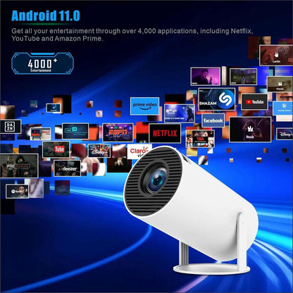 CRONY HY-300A Game projector 180° Automatic Focus Home Video Portable Projector