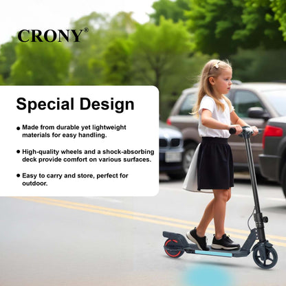 سكوتر كيدز CRONY S32 S31 130 واط 6.3 بوصة عجلة سرعة قصوى 16 كم/س بطارية 21 فولت تصميم سهل الطي