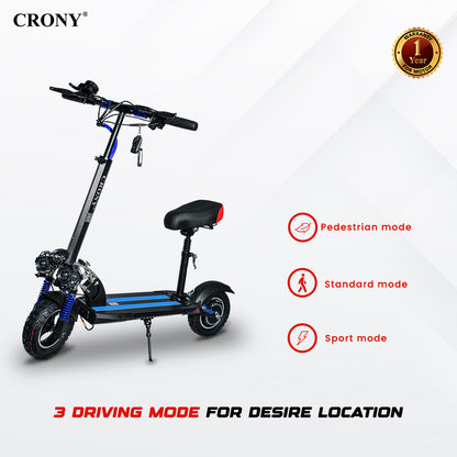 CRONY V10 Fast Speed E-scooter 1200w 10inch max speed 68 km/h Fast Speed E-scooter 48v electric scooter