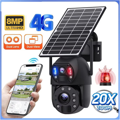 CRONY ST-598-8M-20X-4G Low power Solar Battery Camera
