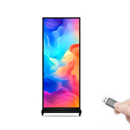 CRONY TX64-2 64inch Advertising machine vertical full screen LCD touch screen advertising player indoor digital signage LCD display