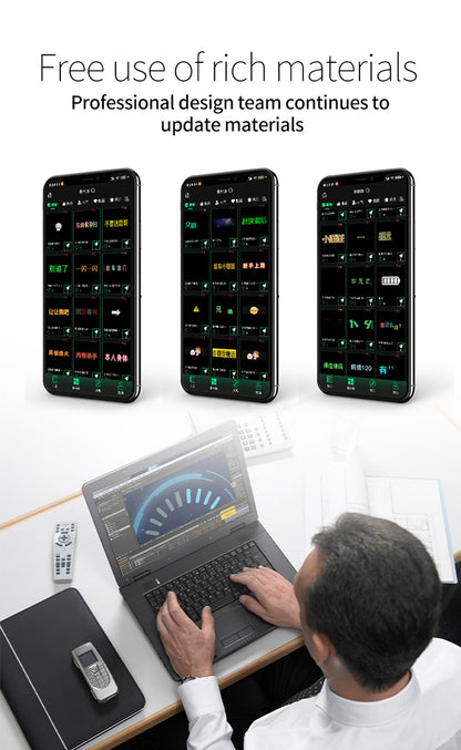 CRONY K6 35-11Cm K7  500*110mm K12 120-600mm Car remote control DIY display   LED Advertising Display Board