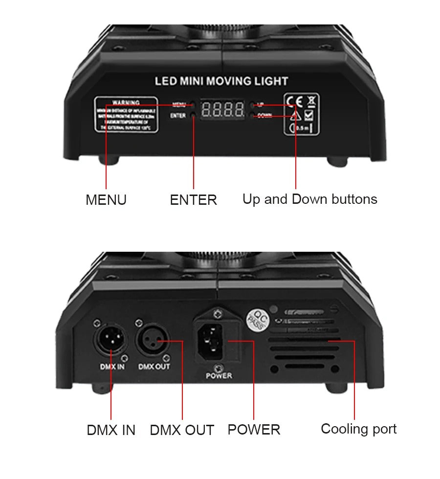 كروني 24 قطعة 4in1 تتحرك رئيس ضوء شعاع ستروب تأثير Led تتحرك رئيس DMX DJ ديسكو الدورية أضواء كرات سحرية RGBW