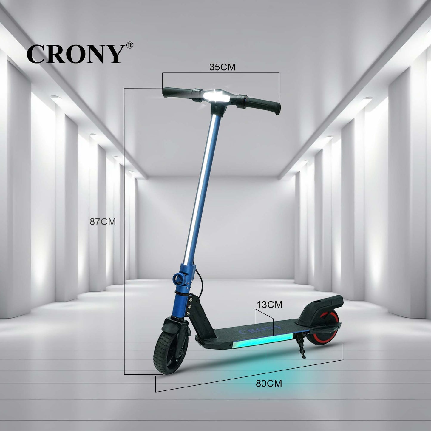 سكوتر كيدز CRONY S32 S31 130 واط 6.3 بوصة عجلة سرعة قصوى 16 كم/س بطارية 21 فولت تصميم سهل الطي