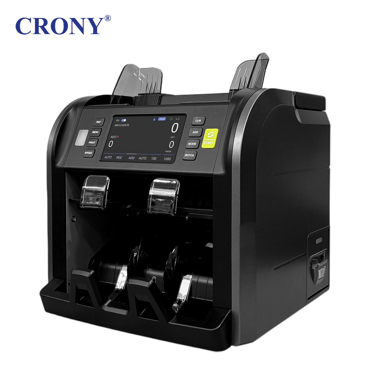 CRONY AL958 AL-958 Multi Currency Money Counter Cash Sorter Machine Banknote Counter with Fake Note Detection Money Counter