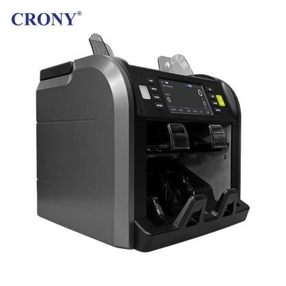 CRONY AL958 AL-958 Multi Currency Money Counter Cash Sorter Machine Banknote Counter with Fake Note Detection Money Counter