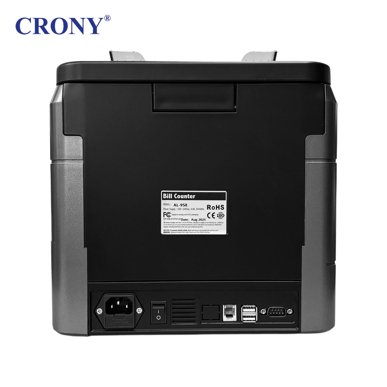CRONY AL958 AL-958 Multi Currency Money Counter Cash Sorter Machine Banknote Counter with Fake Note Detection Money Counter