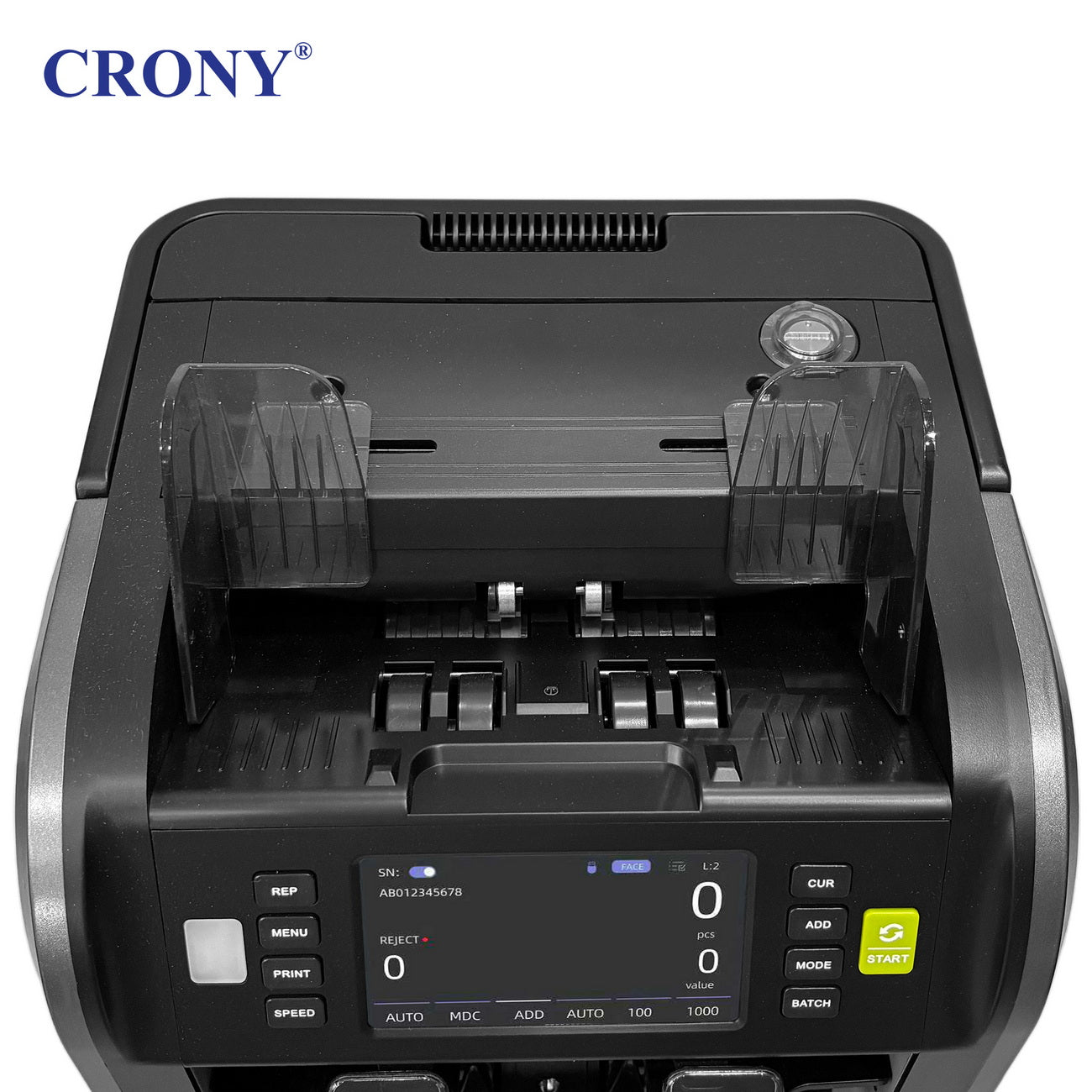 CRONY AL958 AL-958 Multi Currency Money Counter Cash Sorter Machine Banknote Counter with Fake Note Detection Money Counter