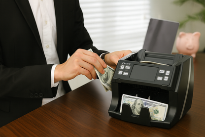 CRONY SH-23D Currency Counter with 4.3 inch TFT Touch Display UV MG MT IR Detection USB Type C LAN Port Printer Support Currency Customization