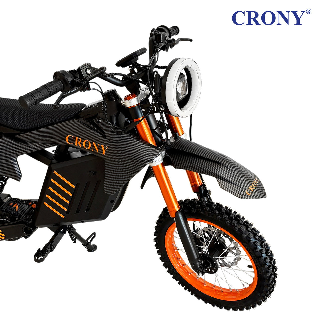 CRONY-02 E-Scooter with Dual Suspension Aluminum Frame Adult Electric Scooter E-Dirt Bike