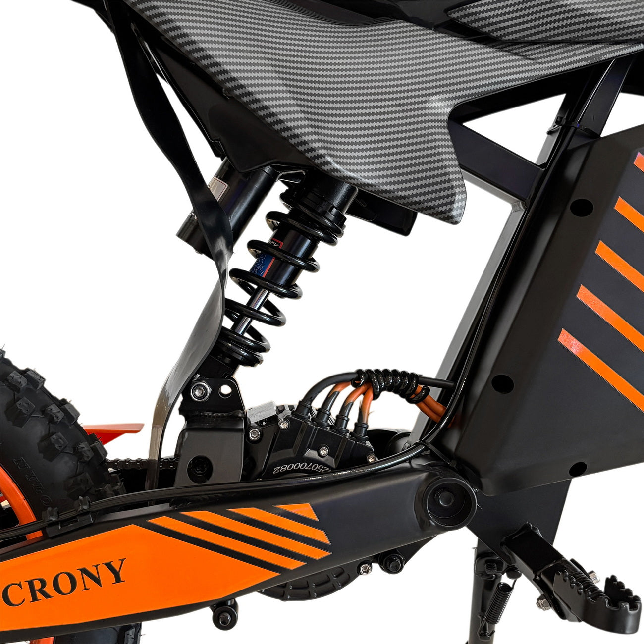 CRONY-02 E-Scooter with Dual Suspension Aluminum Frame Adult Electric Scooter E-Dirt Bike