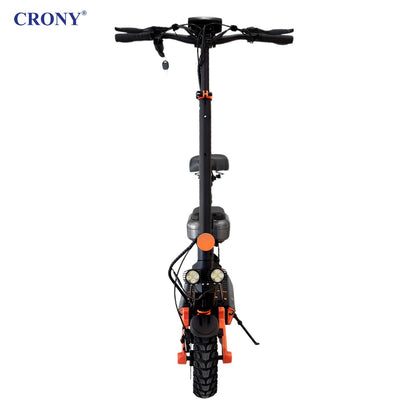 سكوتر كهربائي CRONY D2 Pro تعليق مزدوج إطار من الألمنيوم شاشة LCD بلوتوث تطبيق قابل للطي للكبار سكوتر كهربائي E
