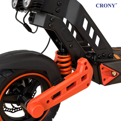 سكوتر كهربائي CRONY D2 Pro تعليق مزدوج إطار من الألمنيوم شاشة LCD بلوتوث تطبيق قابل للطي للكبار سكوتر كهربائي E