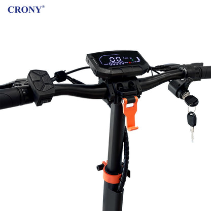 سكوتر كهربائي CRONY D2 Pro تعليق مزدوج إطار من الألمنيوم شاشة LCD بلوتوث تطبيق قابل للطي للكبار سكوتر كهربائي E