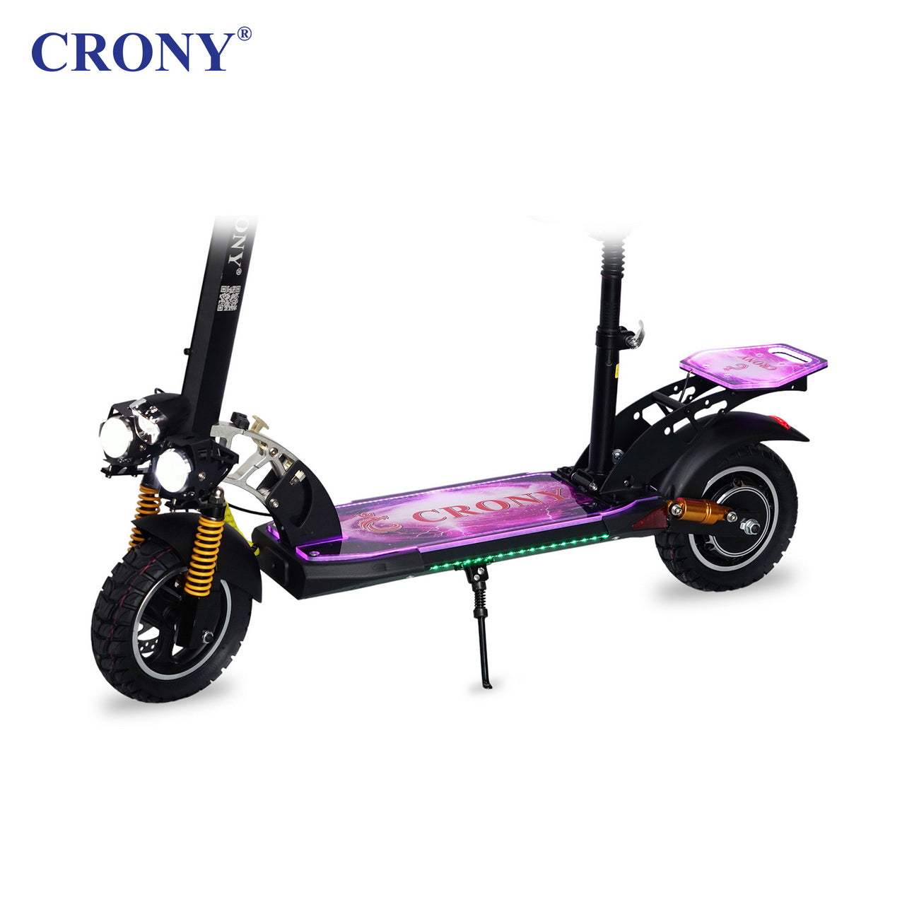 CRONY V10+ LED 1500W 10 inch Wide tire High configuration E-Scoote