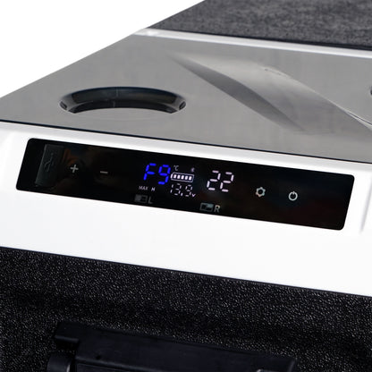 CRONY IC36 36L Home and Car Vehicle Refrigerator With Ice Machine Bottle Opener Cup Holder Car Battery Protection