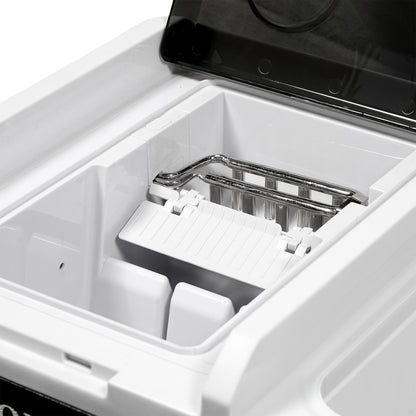 CRONY IC36 36L Home and Car Vehicle Refrigerator With Ice Machine Bottle Opener Cup Holder Car Battery Protection