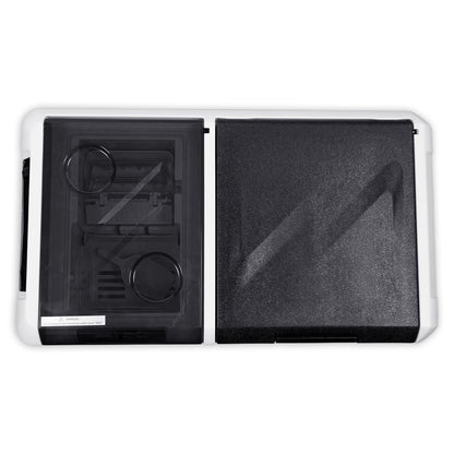 CRONY IC36 36L Home and Car Vehicle Refrigerator With Ice Machine Bottle Opener Cup Holder Car Battery Protection