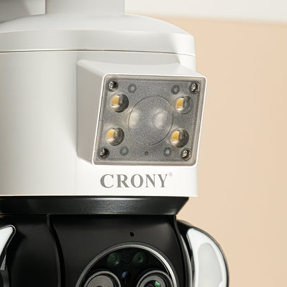 CRONY ST-558-8MP-12X-4G Dual Lens Zoom Solar Battery Camera Solar Camera CCTV Surveillance PIR Outdoor 12X Zoom Dual Lens